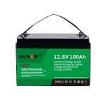 Заводська індивідуальна потужність 12V 100AH LiFePO4 літій -заліза фосфат автомобіля акумулятор глибокого циклу морські сонячні батареї RV