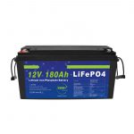 Літієва батарея LiFePO4 12V 180Ah для систем зберігання сонячної енергії для електричних велосипедів