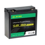Акумуляторна акумуляторна батарея з глибоким циклом Lifepo4 12V 20AH OEM