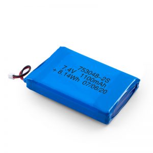 Акумуляторна батарея LiPO 753048 3.7V 1100mAh / 7.4V 1100mAH / 3.7V 2200mAH